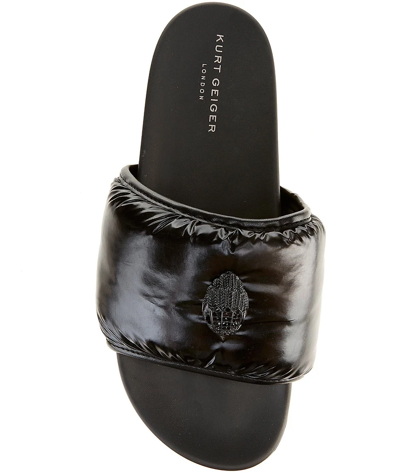 Kurt Geiger London Men's Eagle Ornament Puff Pool Slide Sandals