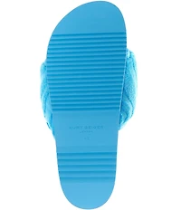 Kurt Geiger London Men's Eagle Ornament Puff Pool Slide Sandals