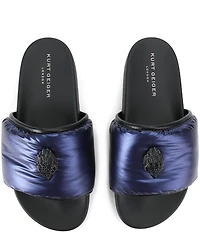 Kurt Geiger London Men's Eagle Ornament Puff Pool Slide Sandals
