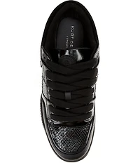 Kurt Geiger London Men's Hatton Snake Embossed Leather Sneakers