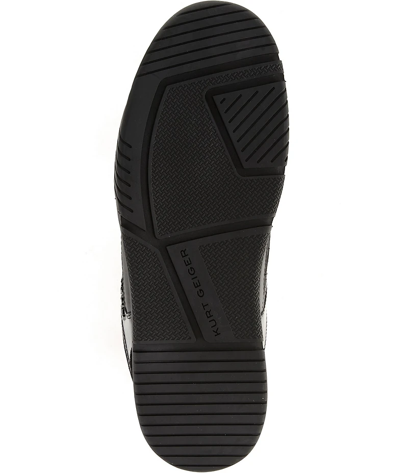 Kurt Geiger London Men's Hatton Snake Embossed Leather Sneakers