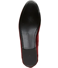 Kurt Geiger London Men's Hugh Velvet Logo Ornament Loafers