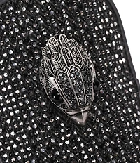 Kurt Geiger London Men's Hugh Crystal Embellished Logo Ornament Loafers