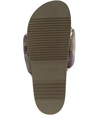 Kurt Geiger London Men's Kurt Camouflage Puff Pool Slide Sandals