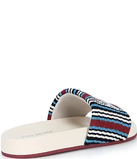 Kurt Geiger London Men's Kurt Script Pool Slide Sandals