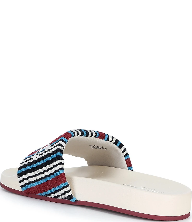 Kurt Geiger London Men's Kurt Script Pool Slide Sandals