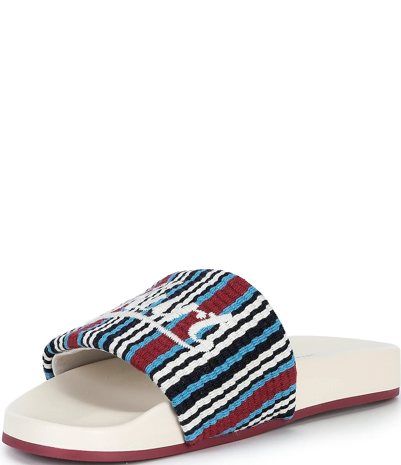 Kurt Geiger London Men's Kurt Script Pool Slide Sandals