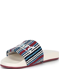 Kurt Geiger London Men's Kurt Script Pool Slide Sandals