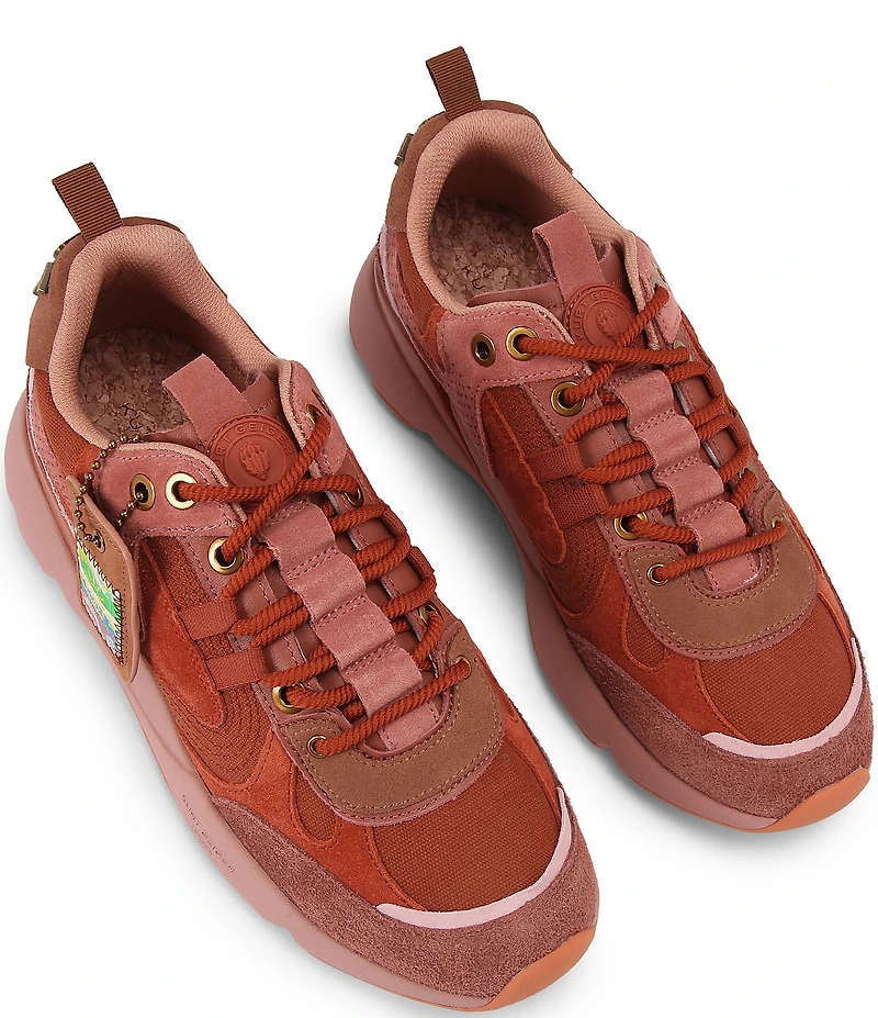 Kurt Geiger London Men's Kurt's Cabana Kurt Runner Ornament Logo Suede Sneakers