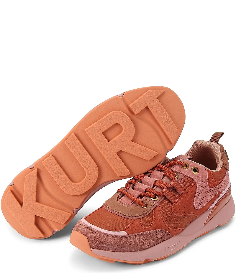 Kurt Geiger London Men's Kurt's Cabana Kurt Runner Ornament Logo Suede Sneakers