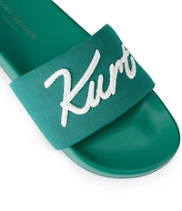 Kurt Geiger London Men's Kurt's Cabana Script Pool Slide Sandals