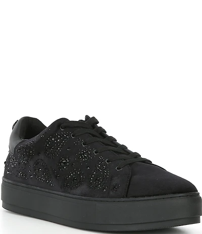 Kurt Geiger London Men's Laney Crystal Paisley Dress Sneakers