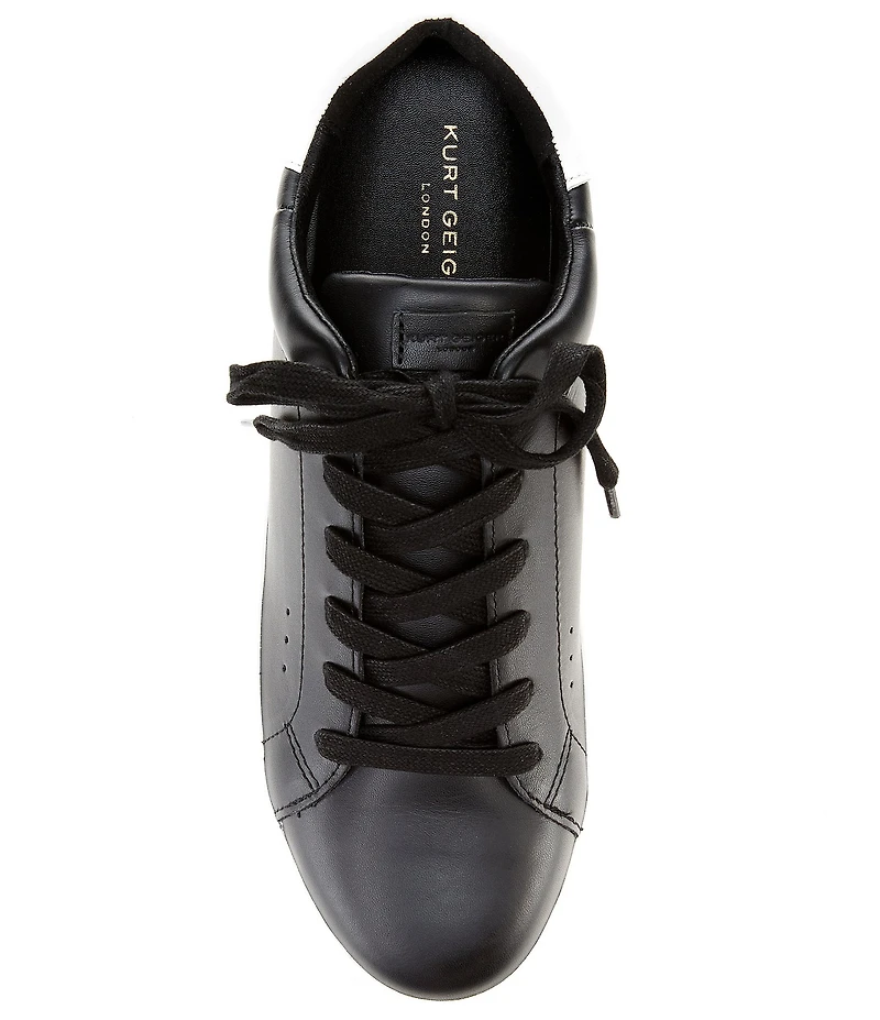 Kurt Geiger London Men's Laney Leather Lace Up Sneakers