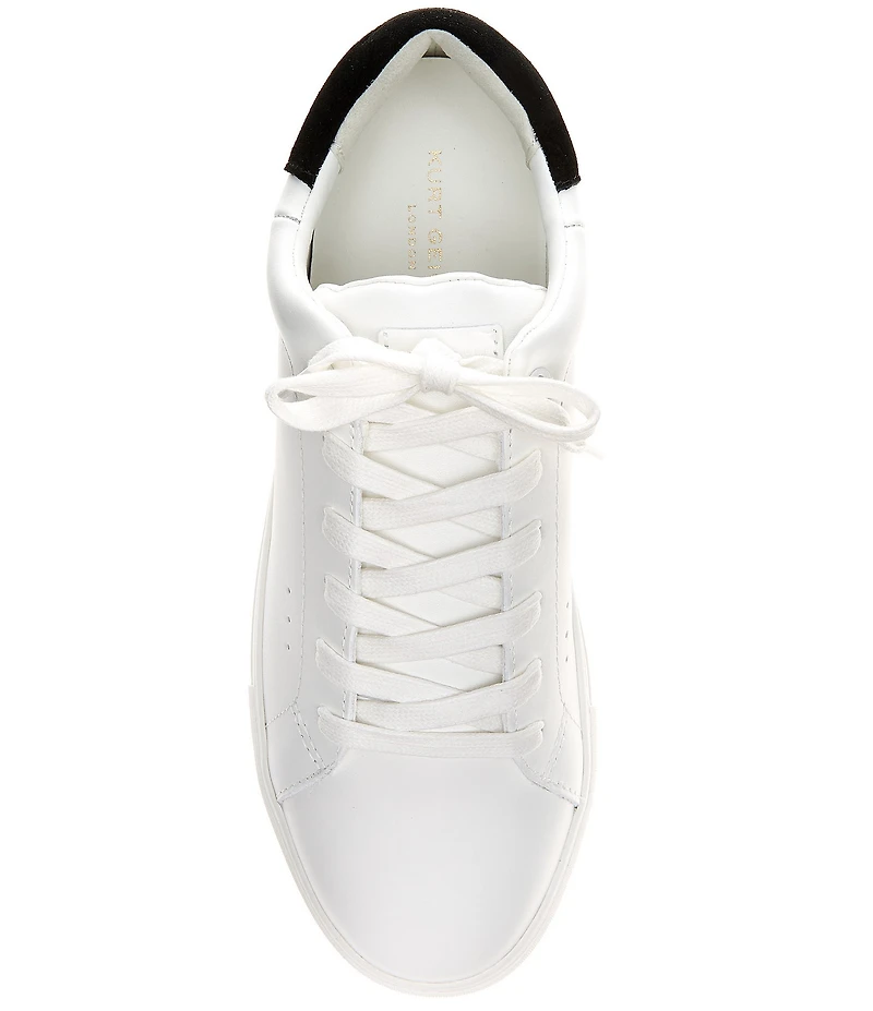 Kurt Geiger London Men's Laney Leather and Suede Lace Up Sneakers