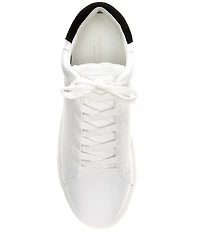 Kurt Geiger London Men's Laney Leather and Suede Lace Up Sneakers