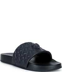 Kurt Geiger London Men's Meena Eagle 2 Ornament Pool Slide Sandals