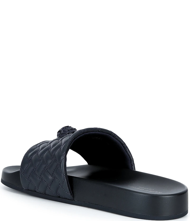 Kurt Geiger London Men's Meena Eagle 2 Ornament Pool Slide Sandals
