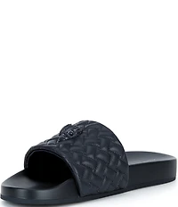 Kurt Geiger London Men's Meena Eagle 2 Ornament Pool Slide Sandals