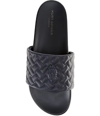 Kurt Geiger London Men's Meena Eagle 2 Ornament Pool Slide Sandals