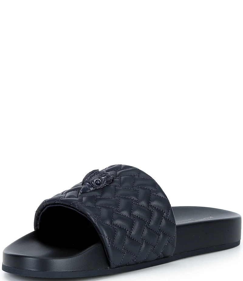 Kurt Geiger London Men's Meena Eagle 2 Ornament Pool Slide Sandals