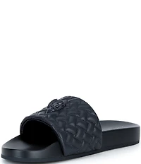 Kurt Geiger London Men's Meena Eagle 2 Ornament Pool Slide Sandals