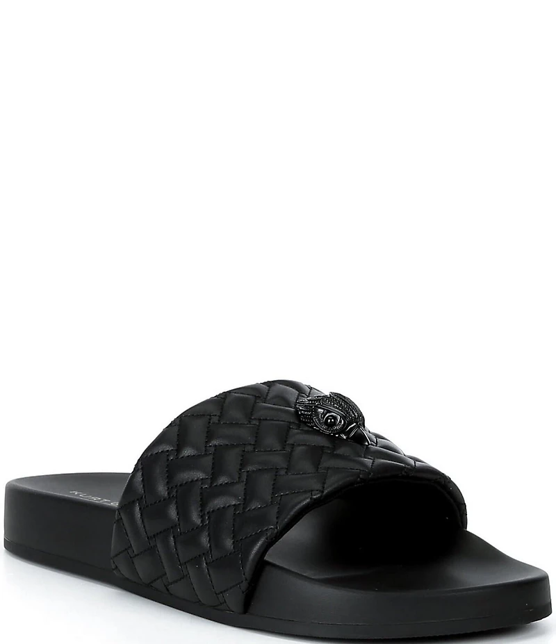 Kurt Geiger London Men's Meena Eagle 2 Ornament Pool Slide Sandals