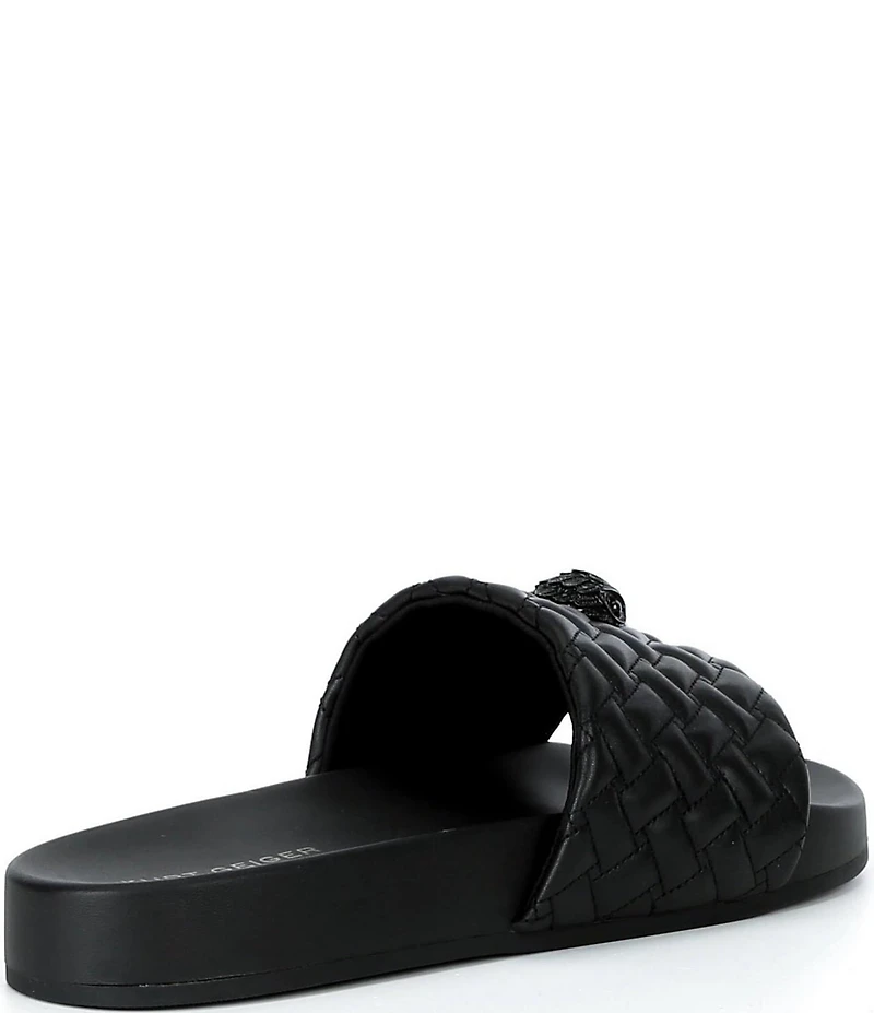 Kurt Geiger London Men's Meena Eagle 2 Ornament Pool Slide Sandals