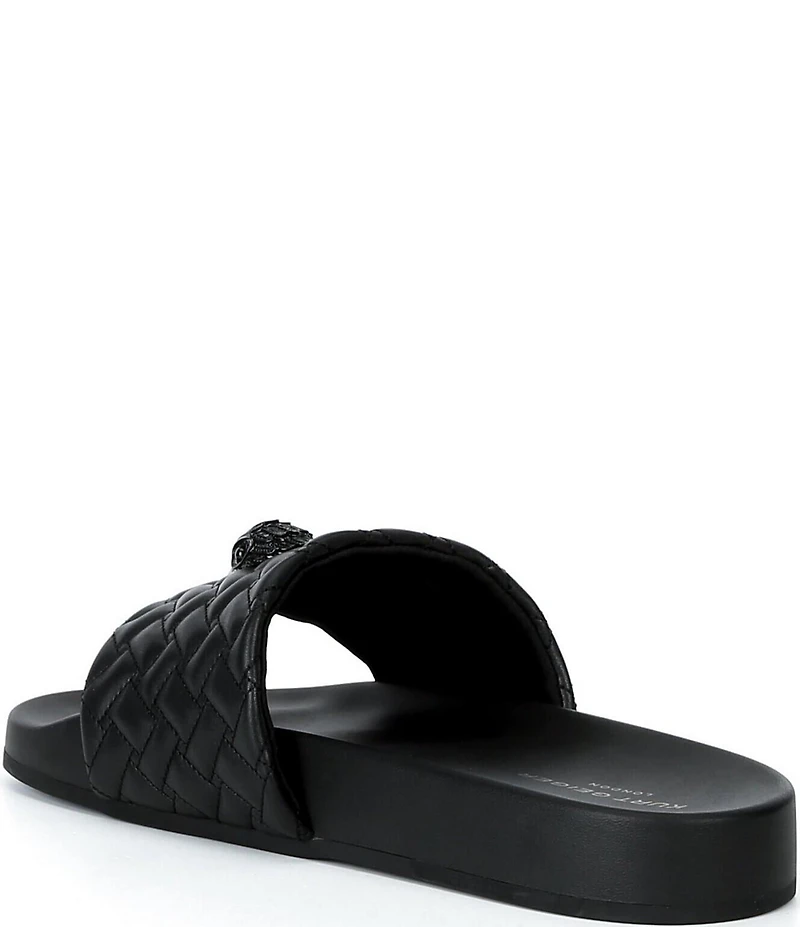 Kurt Geiger London Men's Meena Eagle 2 Ornament Pool Slide Sandals