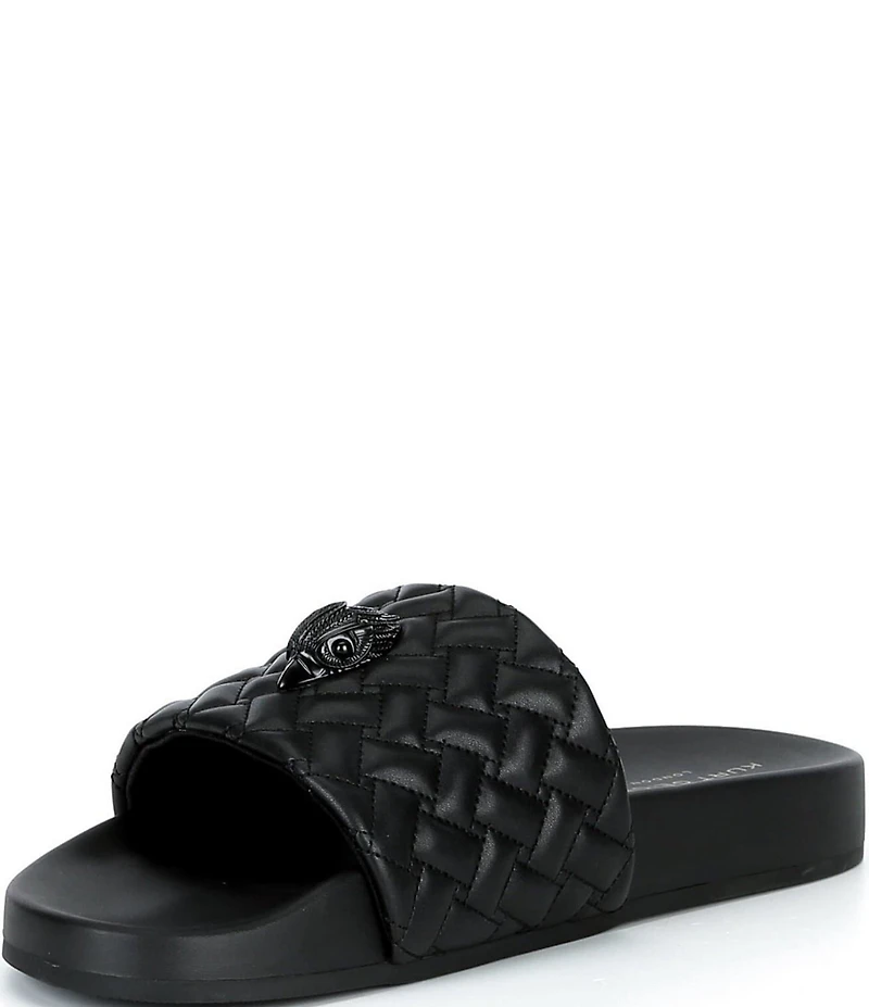 Kurt Geiger London Men's Meena Eagle 2 Ornament Pool Slide Sandals