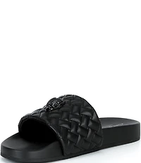 Kurt Geiger London Men's Meena Eagle 2 Ornament Pool Slide Sandals