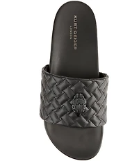 Kurt Geiger London Men's Meena Eagle 2 Ornament Pool Slide Sandals