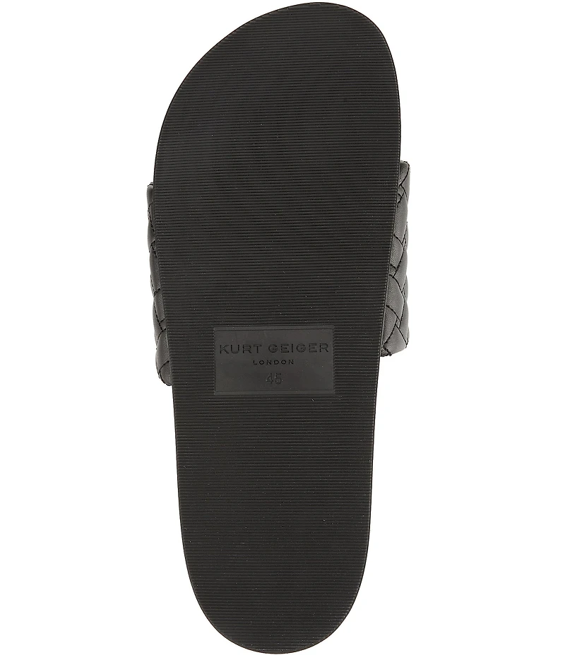 Kurt Geiger London Men's Meena Eagle 2 Ornament Pool Slide Sandals