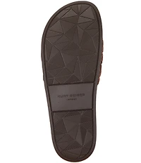 Kurt Geiger London Men's Meena Quilted Logo Ornament Pool Slide Sandals