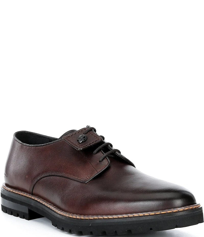 Kurt Geiger London Men's Mercer Cleat Derby Leather Oxfords