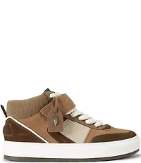 Kurt Geiger London Men's Southbank B Ball Suede Logo Ornament Sneakers