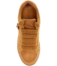 Kurt Geiger London Men's Southbank Tag Suede Logo Ornament Sneakers