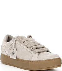 Kurt Geiger London Men's Southbank Tag Suede Logo Ornament Sneakers