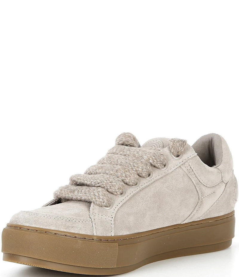 Kurt Geiger London Men's Southbank Tag Suede Logo Ornament Sneakers