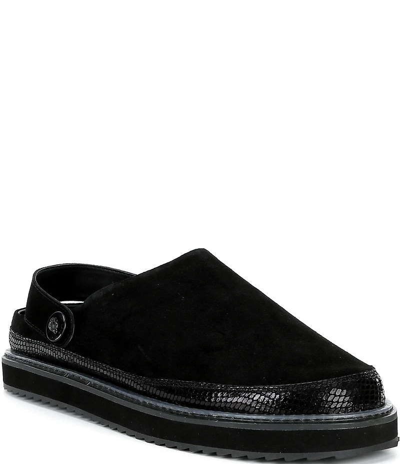 Kurt Geiger London Men's Woodford Suede Embossed Mules