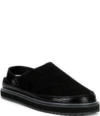 Kurt Geiger London Men's Woodford Suede Embossed Mules