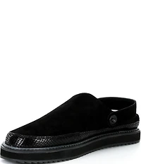 Kurt Geiger London Men's Woodford Suede Embossed Mules