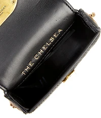 Kurt Geiger London Micro Chelsea Haircalf Saddle Crossbody Bag