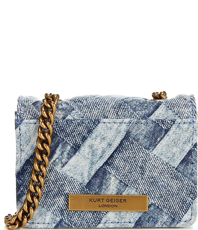 Kurt Geiger London Micro Denim Crossbody Bag