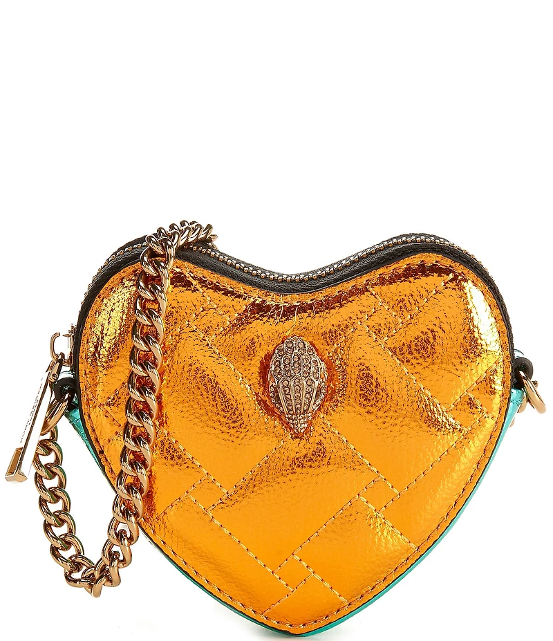 Kurt Geiger London Micro Heart Two Tone Crossbody Bag