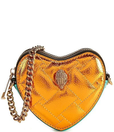 Kurt Geiger London Micro Heart Two Tone Crossbody Bag