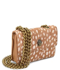 Kurt Geiger London Micro Kensington Animal Print Chain Crossbody Bag