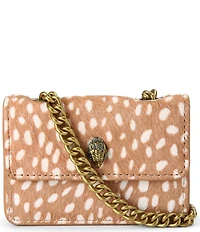 Kurt Geiger London Micro Kensington Animal Dotted Print Chain Crossbody Bag