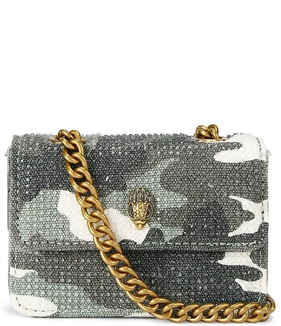 Kurt Geiger London Micro Kensington Camo Crossbody Bag