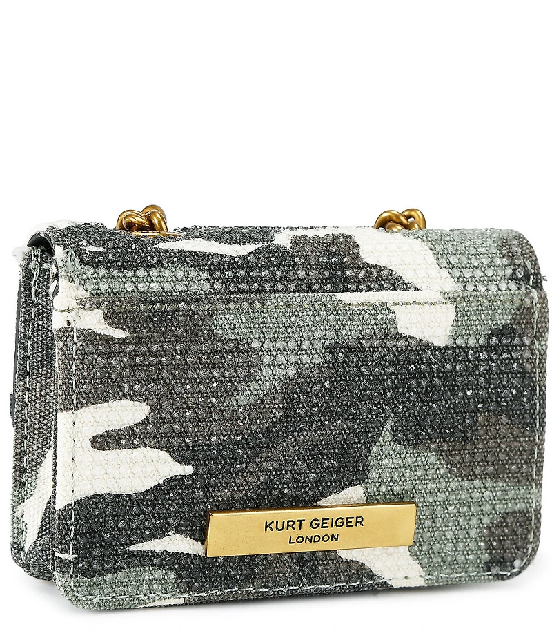 Kurt Geiger London Micro Kensington Camo Crossbody Bag