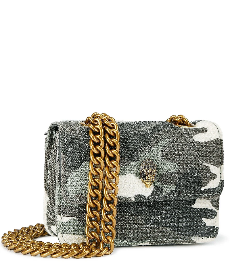 Kurt Geiger London Micro Kensington Camo Crossbody Bag